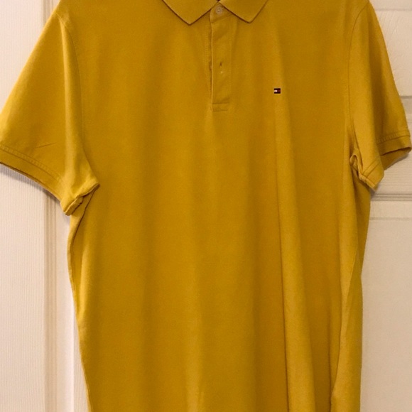 3 Mens Tommy Hilfiger Polo Shirts Size XL Slim Fit - Picture 4 of 6